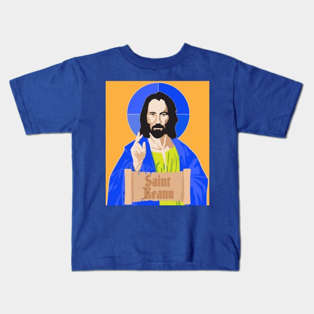 Keanu Reeves Kids T-Shirt by Sofiia Golovina